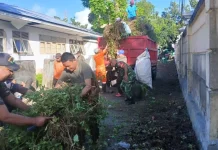 Semangat Gotong Royong, Kodim 1503/Tual Gelar Jumat Bersih Bersama Dinas Kebersiha