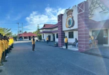 Menyongsong HUT Bhayangkara, Polres Aru Gelar Challenge Turunkan Berat Badan