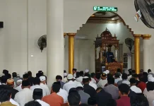 Pelaksanaan Ibadah Solat Idul Adha di Masjid Miftahul Jannah BTN Tual