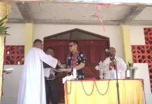 Peletakkan Batu Pertama Gereja Semawi berlangsung Khidmat