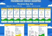 Prakiraan Cuaca Selasa 2 Juni 2026