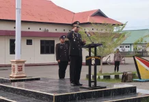 Polres Kepulauan Aru Gelar Upacara Hari Lahir Pancasila Berlangsung Khidmat