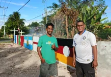 Pemuda Komplek Retak Percantik Lingkungan Sambut Piala Dunia 2026