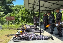 Lanal Aru Gelar Latihan Menembak untuk Asah Kemampuan Tempur Prajurit