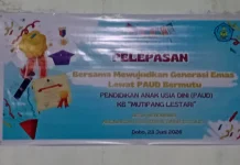 Pelepasan PAUD Mutipang Lestari Desa Benjuring Capai Tahap Akhir