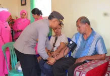 Sambut HUT Bhayangkara ke-80, Polres Tual Gelar Anjangsana
