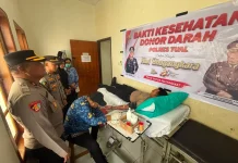 Hari Bhayangkara Ke-80, Polres Tual Gelar Bakti Kesehatan Donor Darah