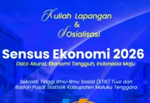 STIS Tual Gelar Kuliah Lapangan dan Sosialisasi Sensus Ekonomi 2026