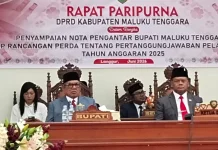 Fraksi PDI Perjuangan-Hanura-PKN Terima Ranperda APBD Malra 2025 Bersyarat