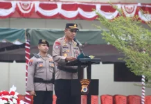 Polres Kepulauan Aru Gelar Korps Rapor Kenaikan Pangkat Personil
