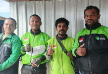 Pengemudi Ojol Apresiasi Kehadiran Polisi Mengatur Lalu Lintas