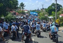 Pendukung Timnas Argentina Pulau Kei Gelar Konvoi Kemenangan Lolos 16 Besar