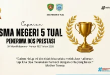 SMAN 5 Tual Sekolah Penerima BOS berprestasi tahun 2026