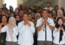 Kegiatan Ngibar Dipusatkan BPS di Dinkes Tual