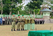 Pimpin Yonif 735 Nawasena, Letkol Agus Arifin Diminta Lanjutkan Program Positif