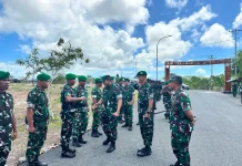Pangdam XV/Pattimura Kunjungi Yon TP 914/Maren Nusa Larvul