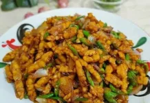 Orek Tempe Cabai Hijau,menu makan siang praktis
