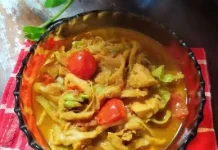 Tongseng ayam jamur,menu makan siang yang menyehatkan
