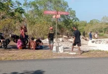 Pembuatan Monumen Yohanes Kusters di Pintu Masuk Desa Namar Menjadi Ikon