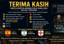 Dari 32 Besar hingga Final, Nobar Piala Dunia Malra Sukses Digelar