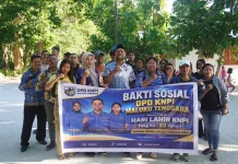 HUT KNPI ke-53, Pemuda Maluku Tenggara Bersihkan Pantai Ngurbloat