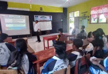 Sat Resnarkoba Polres Tual Gelar Penyuluhan Anti Narkotika dan Miras untuk Siswa
