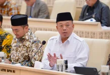 Menteri ATR/BPN Laporkan Realisasi Anggaran Tahun 2025 kepada Komisi II DPR RI