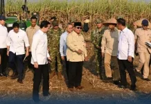 Menteri Nusron Wahid Dampingi Presiden Prabowo Panen Raya di Magelang