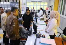 Tinjau Kantah Batam, Wamen ATR Pastikan Pelayanan Pertanahan Efisien