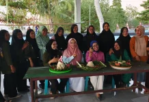 Lomba Tumpeng Tualang Fest Dorong Kreativitas Ibu-Ibu Gunakan Bahan Lokal