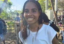 Marta Siarukin Terlebih Dahulu Capai Garis Finis Lomba Lari Maraton di Dobo