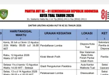 Tarik Tambang jelang HUT RI ke -81 Dibuka untuk Umum
