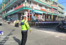 Sat Lantas Polres Kepulauan Tanimbar Beri Pelayanan Prima, Amankan Lomba Baris Ind