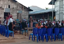 Polsek Wermaktian Sukseskan Acara Adat di Desa Lima Satu Seira