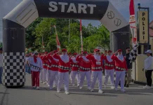 Tim PKK Ohoi Danter Ikut Gerak Jalan Tingkat Kab. Maluku Tenggara