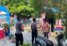 Jaga Kamtibmas dan Beri Motivasi, Polsek Tanut Gelar Patroli Dialogis di Perkemaha