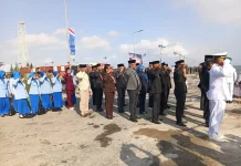 Tabur Bunga HUT ke-81 RI Digelar di Dermaga Pelabuhan Yos Sudarso Dobo