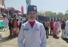 Zavina, Pembawa Baki Pengibaran dengan Mimpi dan Harapan Pelajar Kepulauan