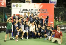Kementerian ATR/BPN Raih Juara II Turnamen Tenis Piala Gubernur DKI 2026