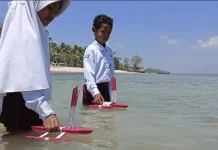 Lepas Perahu Gabah ke Laut, 2 Siswa Kepulauan Aru Titip Pesan untuk Presiden Prabowo