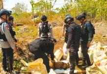 Bom yang Ditemukan Warga Akhirnya Dimusnahkan Unit Jibom