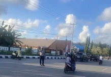 Sat Lantas Polres Kepulauan Tanimbar Amankan Jalur Aktivitas Warga