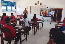 Bhabinkamtibmas Watmuri II Gelar Polisi Mengajar