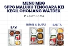 Pasokan Buah Terbatas, SPPG Kei Kecil Ohoijang-Watdek Datangkan dari Ambon
