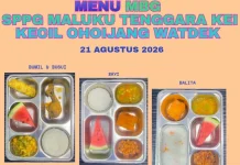 SPPG Ohoijang-Watdek Sesuaikan Menu MBG untuk Bayi dan Balita