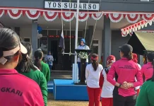 Jalasenastri Aru Gelar Olahraga Bersama Semarak HUT ke-80 Tahun 2026