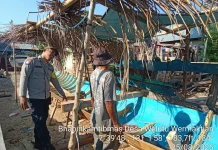 Bhabinkamtibmas Welutu sambangi Warga Nelayan