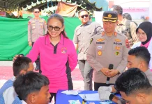 Ketua Umum Bhayangkari Kunjungi Kota Tual, Salurkan Bantuan dan Bakti Sosial