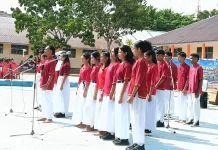 Paduan Suara SMA N 3 Maluku Tenggara Tampil Harmoni dan Memukau di RRI Fest 2026