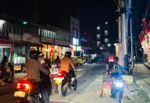 Polsek Tansel Antisipasi Gangguan Kamtibmas di Malam Hari